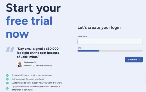 JobNimbus how to set up