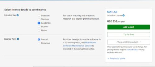 Matlab pricing