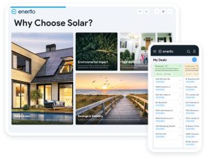 Enerflo solar crm dashboard