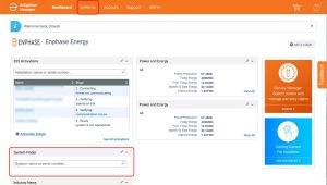 Enphase enlighten monitoring dashboard