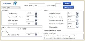Homerpro hybrid system modeling