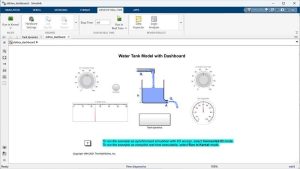 Simulink system modeling dashboard