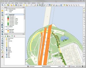QGIS geographic information system software