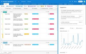 Airtable workflow management dashboard