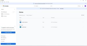 Airtable workflow management dashboard