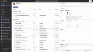 Asana project management dashboard