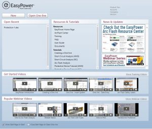 EasyPower electrical power system analysis software
