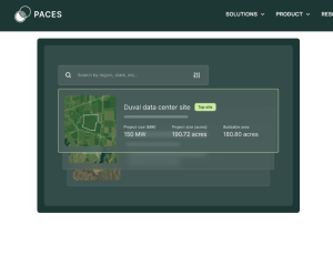 Paces renewable energy project development platform