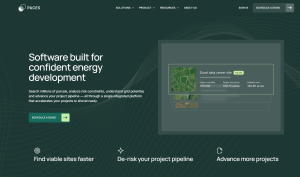 Paces renewable energy project development platform