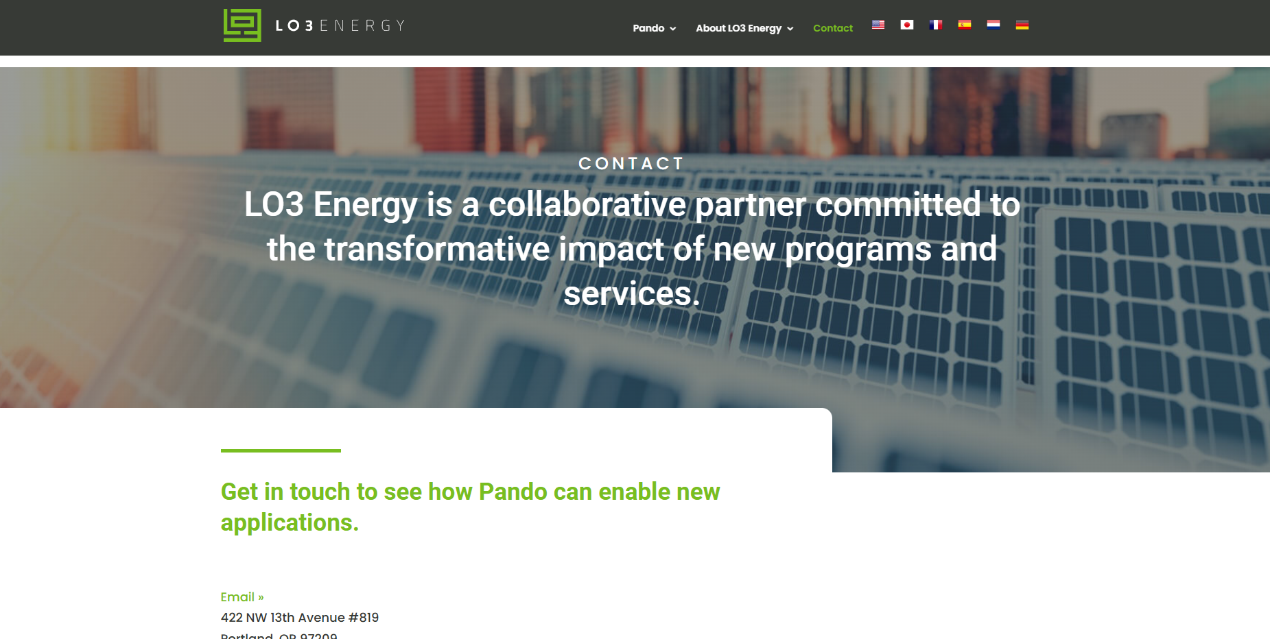 LO3 Energy UI
