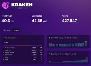 KrakenFlex energy flexibility platform dashboard