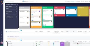 monday.com project management dashboard