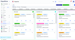 OpusFlow Solar dashboard