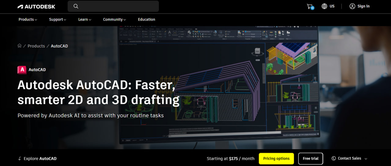 AutoCAD UI
