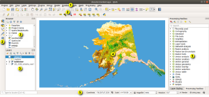 QGIS geographic information system software