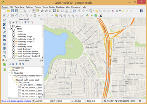 QGIS geographic information system software