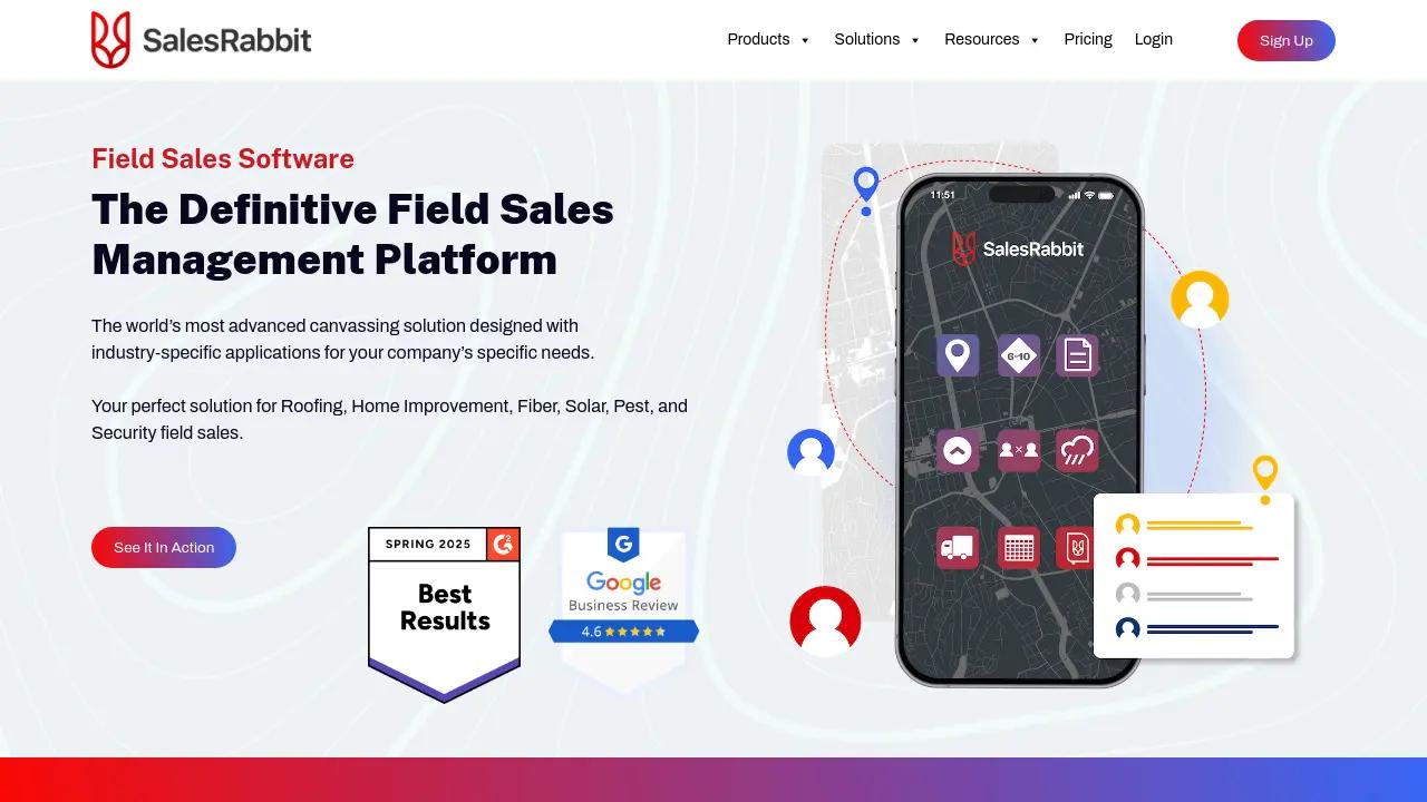 SalesRabbit UI