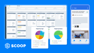 Scoop Solar project management dashboard