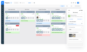 Scoop Solar project management dashboard