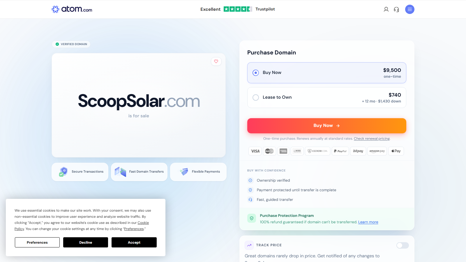 Scoop Solar UI