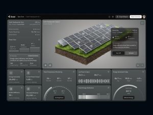 SolarFarmer PV plant design software dashboard