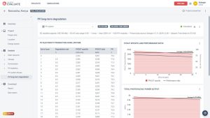 Solargis Evaluate solar resource assessment dashboard