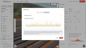 Solargis Evaluate solar resource assessment dashboard