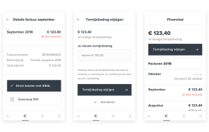 Vandebron Platform dashboard