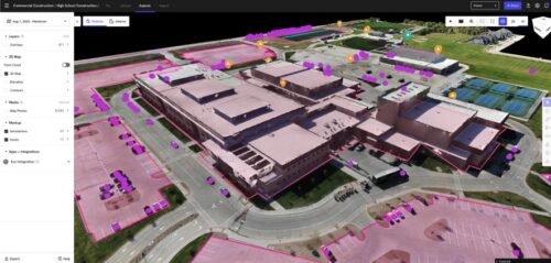 DroneDeploy 3D mapping workspace