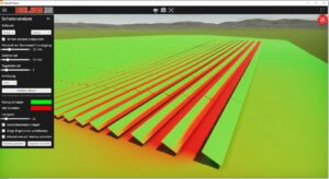 Helios 3D solar plant design software interface