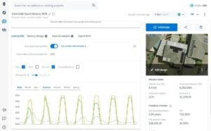 Pylon solar design software dashboard
