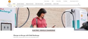 Shell Recharge dashboard
