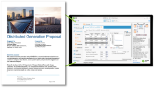 HOMER Grid software dashboard