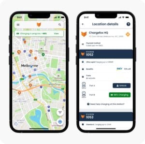 Chargefox charging network dashboard