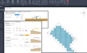 PVcase Ground Mount solar layout in AutoCAD