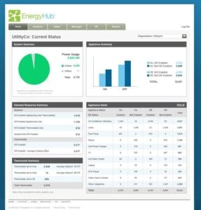 EnergyHub DERMS dashboard