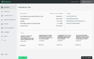Limejump platform dashboard