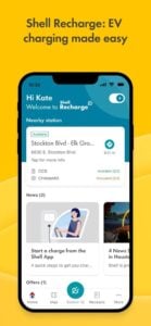 Shell Recharge dashboard