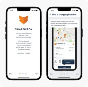 Chargefox charging network dashboard