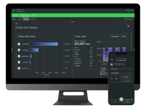 Schneider Electric EcoStruxure dashboard