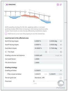PVFARM solar design software interface