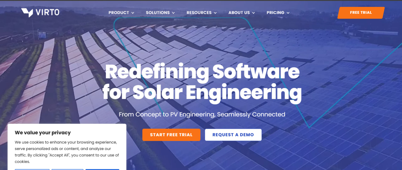 Virto.CAD homepage