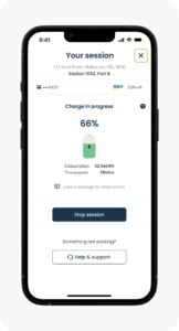 Chargefox charging network dashboard