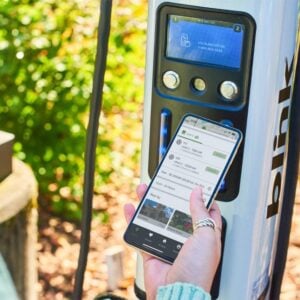 Blink Charging Network dashboard